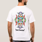 発育阻害凧の精密 Tシャツ (裏面)