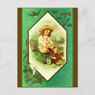 "発芽の科学者" ポストカード