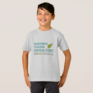 発芽の若いGenealogistの子供のTシャツ Tシャツ