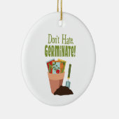 発芽を嫌わない セラミックオーナメント (右)