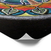 発芽ハートマンダラポスター ポスター (角)