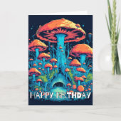 発芽林きのこイラストレーション カード (正面)