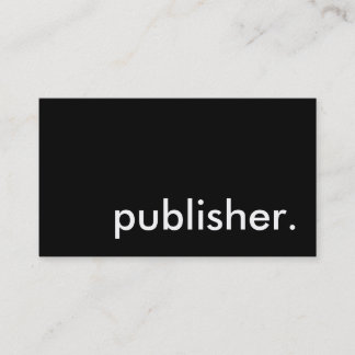 発行元。 名刺