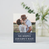 発表が待ち遠し結婚かった ポストカード (スタンド正面)