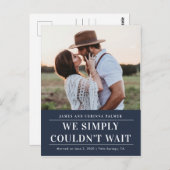 発表が待ち遠し結婚かった ポストカード (正面/裏面)
