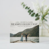 発表が待ち遠し結婚かった ポストカード (スタンド正面)