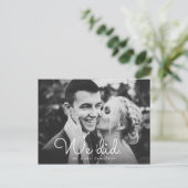 発表し結婚た 案内ポストカード (スタンド正面)