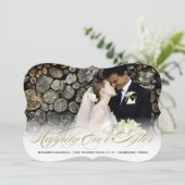 発表の後結婚ずっと幸せに 案内状 (スタンド正面)