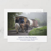 発表の移動 案内ポストカード (正面/裏面)