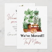 発表の移動 案内状 (正面/裏面)