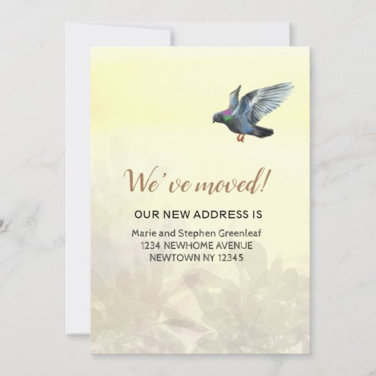 発表は感動的だ 案内状 (正面)