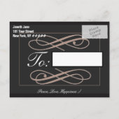 発表を予定している 案内ポストカード (裏面)