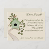 発表を動かしている鳥 案内状 (正面/裏面)