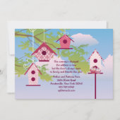 発表を動かすぶら下がったな鳥の家 案内状 (正面)