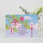 発表を動かすぶら下がったな鳥の家 案内状 (スタンド正面)