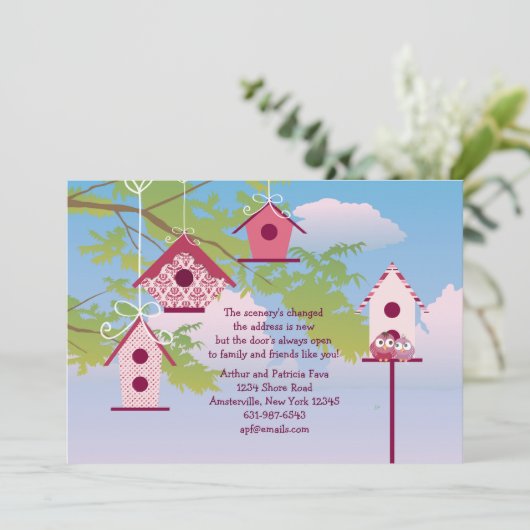 発表を動かすぶら下がったな鳥の家 案内状 (スタンド正面)