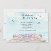 発表を動かすビーチサンダルは人生が良い 招待状 (正面)