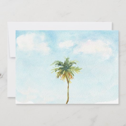 発表を動かすビーチサンダルは人生が良い 招待状 (裏面)