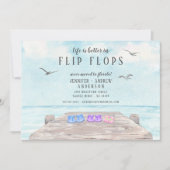 発表を動かすビーチサンダルは人生が良い 招待状 (正面)