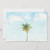 発表を動かすビーチサンダルは人生が良い 招待状 (裏面)