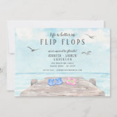 発表を動かすビーチサンダルは人生が良い 招待状 (正面)