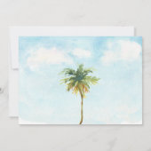 発表を動かすビーチサンダルは人生が良い 招待状 (裏面)