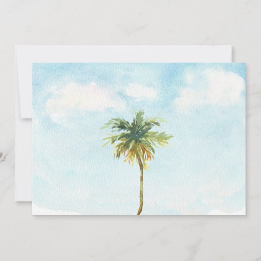 発表を動かすビーチサンダルは人生が良い 招待状 (裏面)