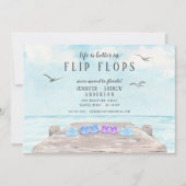 発表を動かすビーチサンダルは人生が良い 招待状 (正面)