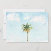 発表を動かすビーチサンダルは人生が良い 招待状 (裏面)