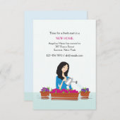 発表を動かす水生植物 案内状 (正面/裏面)