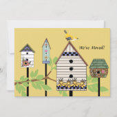 発表を動かす色彩の鮮やかな巣箱 案内状 (正面)