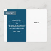 発表を待ち遠しい 案内ポストカード (裏面)