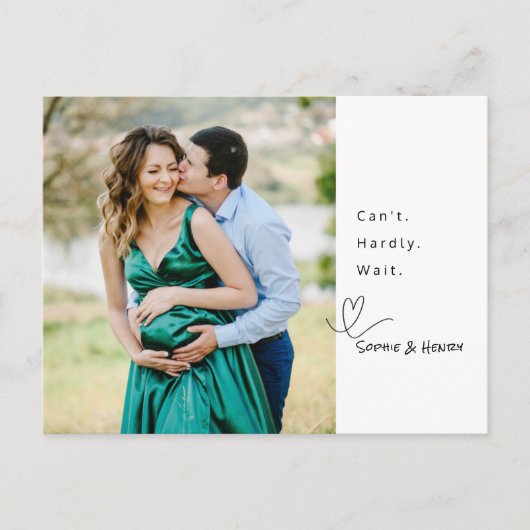 発表を待ち遠しい 案内ポストカード (正面)