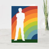 発表を来る大きく陽気な虹 案内状 (正面)