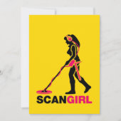 発表を検出する金属 案内状 (正面)