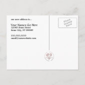 発表を移動した 案内ポストカード (裏面)