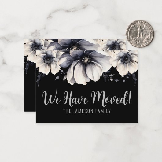 発表エレガントカードを移動した ノートカード (正面/裏面インサイチュ)