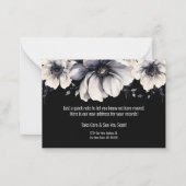 発表エレガントカードを移動した ノートカード (裏面)