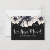 発表エレガントカードを移動した ノートカード (正面)