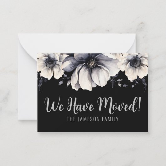 発表エレガントカードを移動した ノートカード (正面)