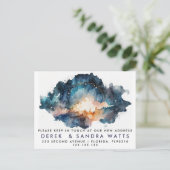 発表スターを移動したアドレスの変更 案内ポストカード (スタンド正面)