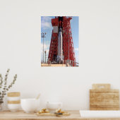 発表パッド上の信仰7 (Mercury Atlas 9) ポスター (キッチン)