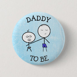 発表ボタンがあるお父さん 缶バッジ