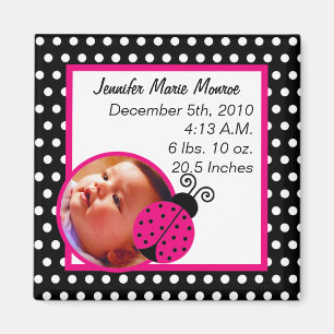 発表マグネットブラックスプリングタイムレディーバグ マグネット