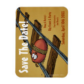 発表日の保おもしろい存 マグネット (縦)