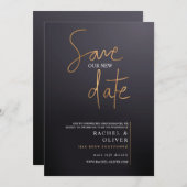 発表日の保モダン存 案内状 (正面/裏面)