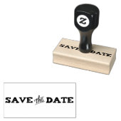 発表用、結婚式の日程を保存 ラバースタンプ (押印)