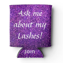 発表者の調整のための紫のグリッター