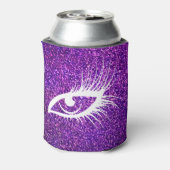 発表者の調整のための紫のグリッター 缶クーラー (缶裏面)