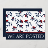 発表：ヴィンテージフローラ 案内状 (正面/裏面)